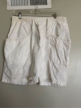 Vintage Mistral 100% Cotton White Boating Shorts Size L